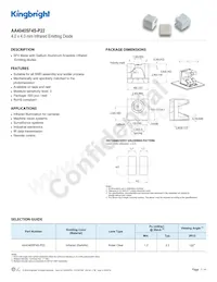 AA4040SF4S-P22 Datasheet Cover