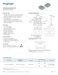 ACDA04-41SURKWA-F01 Datasheet Copertura