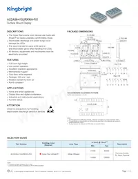 ACDA56-41SURKWA-F01 Datasheet Cover