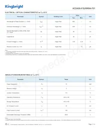 ACDA56-41SURKWA-F01 Datasheet Page 2