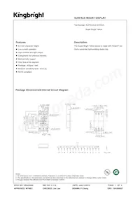 ACPSC04-41SYKWA Datasheet Cover