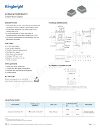 ACSA02-41SURKWA-F01 Datasheet Cover