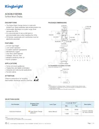 ACSC08-51SEKWA 데이터 시트 표지