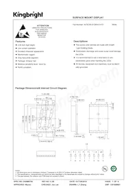 ACSC56-41QWA/D-F01 Datasheet Cover