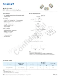 AP2012SF4C-P22 Datasheet Cover