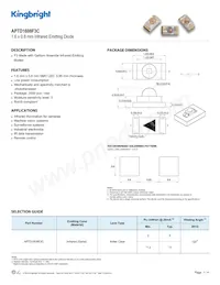 APTD1608F3C Datenblatt Cover