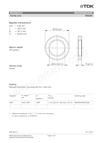 B64290A0084X049 Datasheet Pagina 2