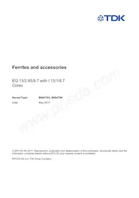 B66479G0000X187 Datasheet Cover