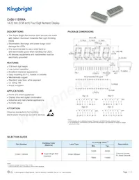 CA56-11SRWA Datasheet Cover