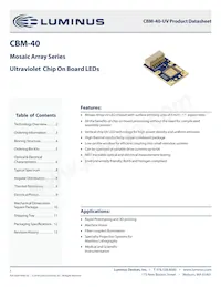 CBM-40-UV-C32-CC385-22 Datasheet Copertura