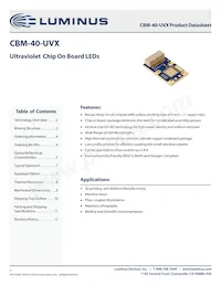 CBM-40-UV-X32-DC385-21 Datasheet Cover