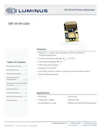 CBT-39-UV-C32-FB400-22 Datasheet Cover