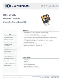 CBT-90-UV-C31-K400-22 Datasheet Cover