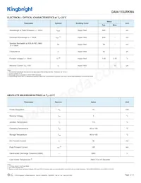 DA04-11SURKWA Datasheet Page 2