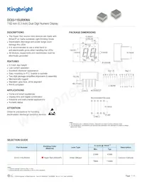 DC03-11SURKWA Datasheet Cover
