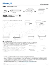 DC03-11SURKWA Datasheet Page 4