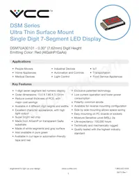 DSM7UA30101T Datenblatt Cover