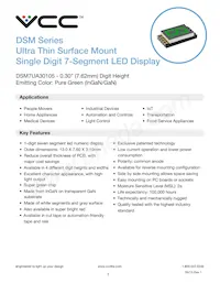 DSM7UA30105 Datasheet Cover