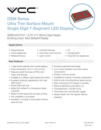 DSM7UA70101T Datasheet Cover