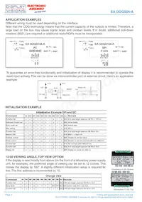 EA DOGS104B-A Datasheet Page 4