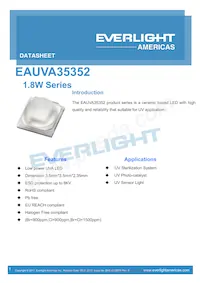 EAUVA35352BC6 Datasheet Cover