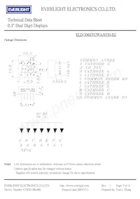 ELD-306SYGWA/S530-E2 데이터 시트 페이지 2