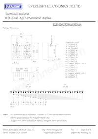 ELD-526USOWA/S530-A4 Datasheet Pagina 2