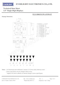 ELS-1006SYGWA/S530-E2 Datasheet Page 2