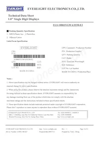 ELS-1006SYGWA/S530-E2 Datasheet Page 6