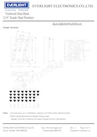 ELS-2326USOWA/S530-A4 Datasheet Page 2