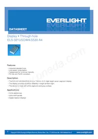ELS-321USOWA/S530-A4 Datasheet Cover