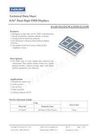 ELSD-511SYGWA/S530-E2/S290 Datasheet Cover