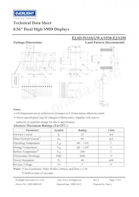 ELSD-511SYGWA/S530-E2/S290 Datenblatt Seite 2