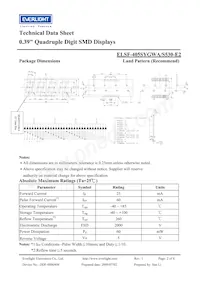 ELSF-405SYGWA/S530-E2 Datasheet Pagina 2