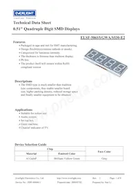 ELSF-506SYGWA/S530-E2 Datasheet Cover