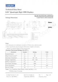 ELSF-511SYGWA/S530-E2 데이터 시트 페이지 2