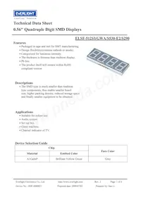 ELSF-512SYGWA/S530-E2/S290 데이터 시트 표지