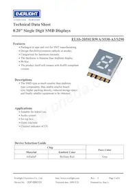 ELSS-205SURWA/S530-A3/S290 Datasheet Cover