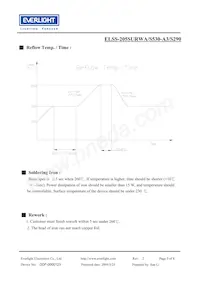 ELSS-205SURWA/S530-A3/S290 Datasheet Pagina 5