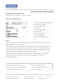 ELSS-205SURWA/S530-A3/S290數據表 頁面 8