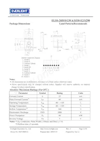 ELSS-205SYGWA/S530-E2/S290 Datasheet Pagina 2