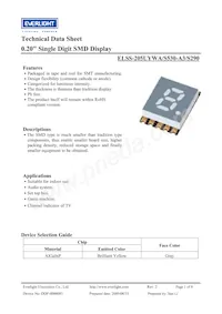 ELSS-205UYWA/S530-A3/S290 Datasheet Cover