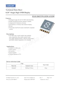 ELSS-206UYWA/S530-A3/S290 Datasheet Cover