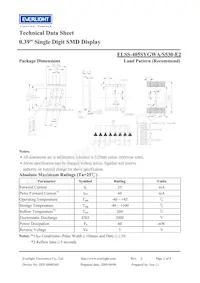 ELSS-405SYGWA/S530-E2 Datasheet Pagina 2