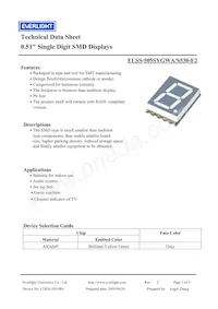 ELSS-505SYGWA/S530-E2 Datasheet Cover