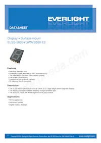 ELSS-506SYGWA/S530-E2 Datasheet Cover