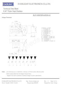 ELT-316SURWA/S530-A3 Datasheet Page 2
