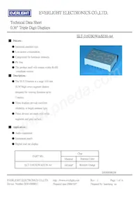 ELT-316USOWA/S530-A4 Datasheet Cover