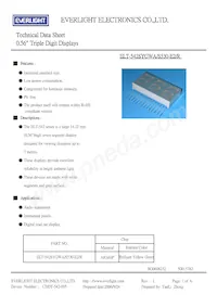 ELT-542SYGWA/S530-E2/R Datasheet Cover