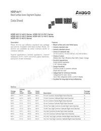 HDSP-K413 Datasheet Copertura